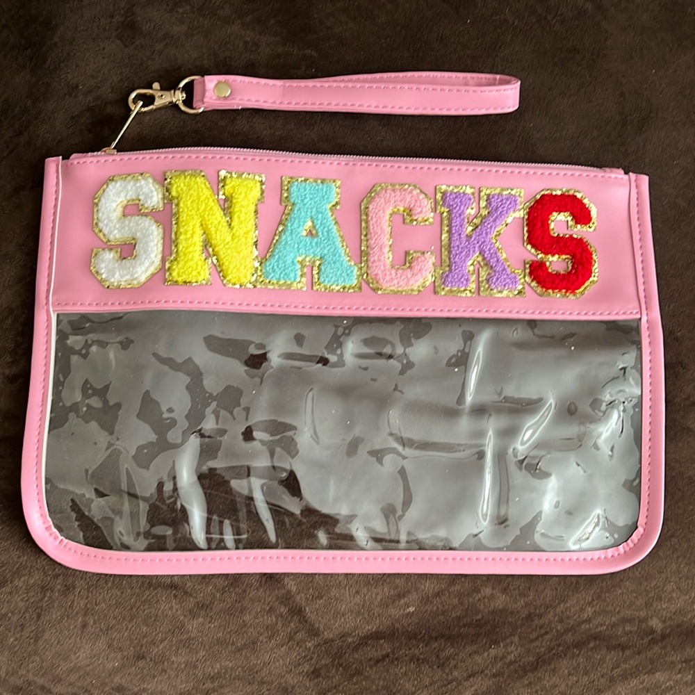 Snacks zippered pouch